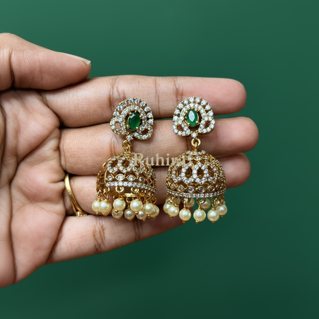 Mira Gold Jhumka