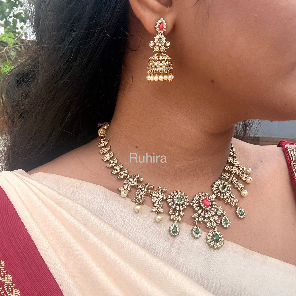 Shringar CZ Necklace