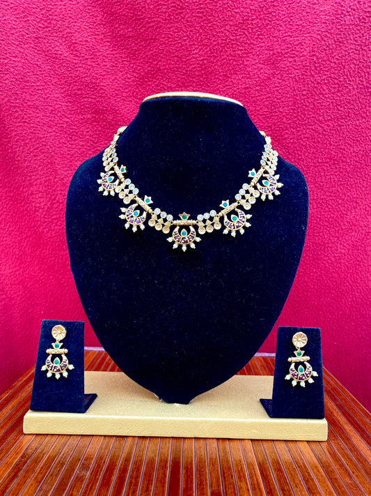 Charu Antique Necklace Set