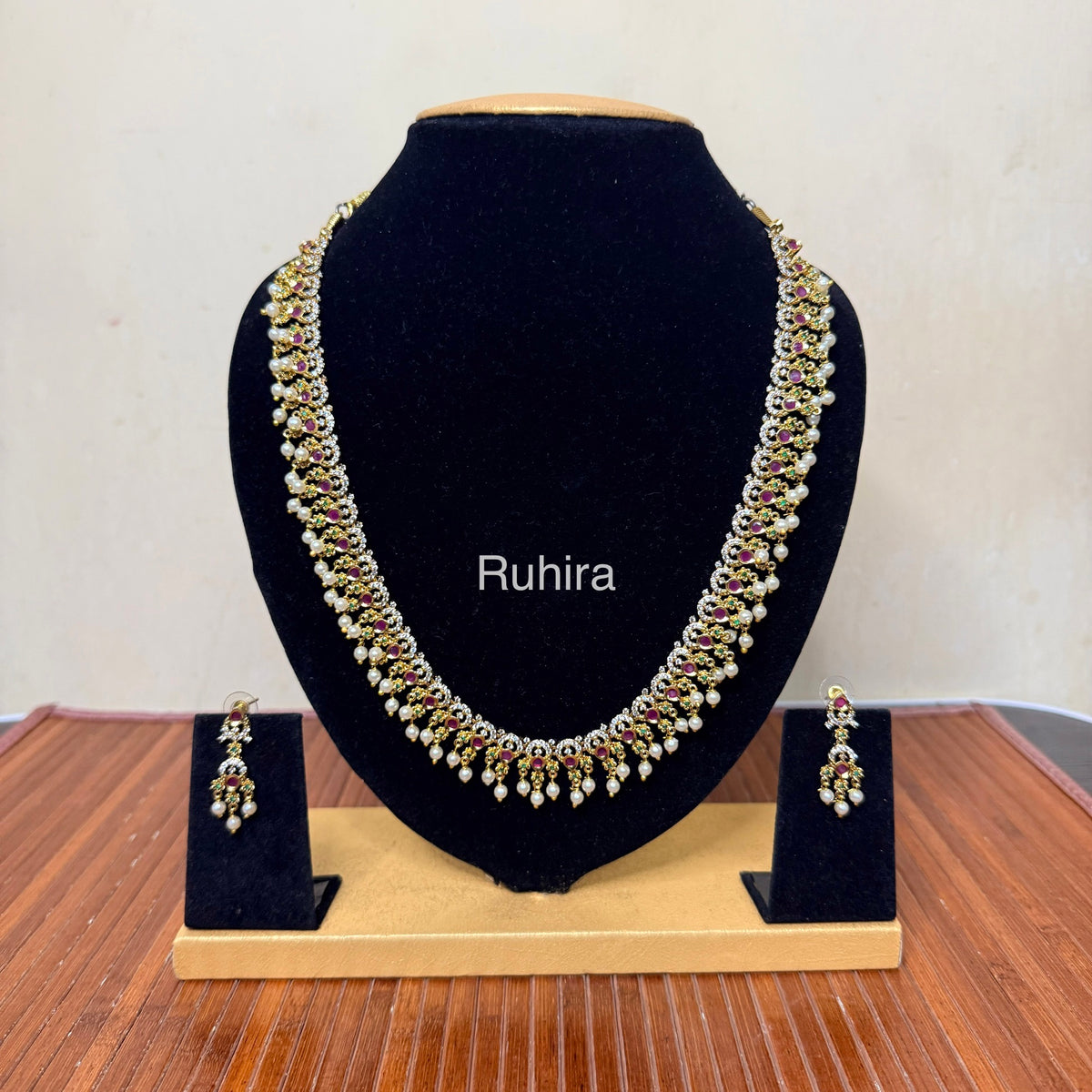 Maahira Mid-Length Haaram Set