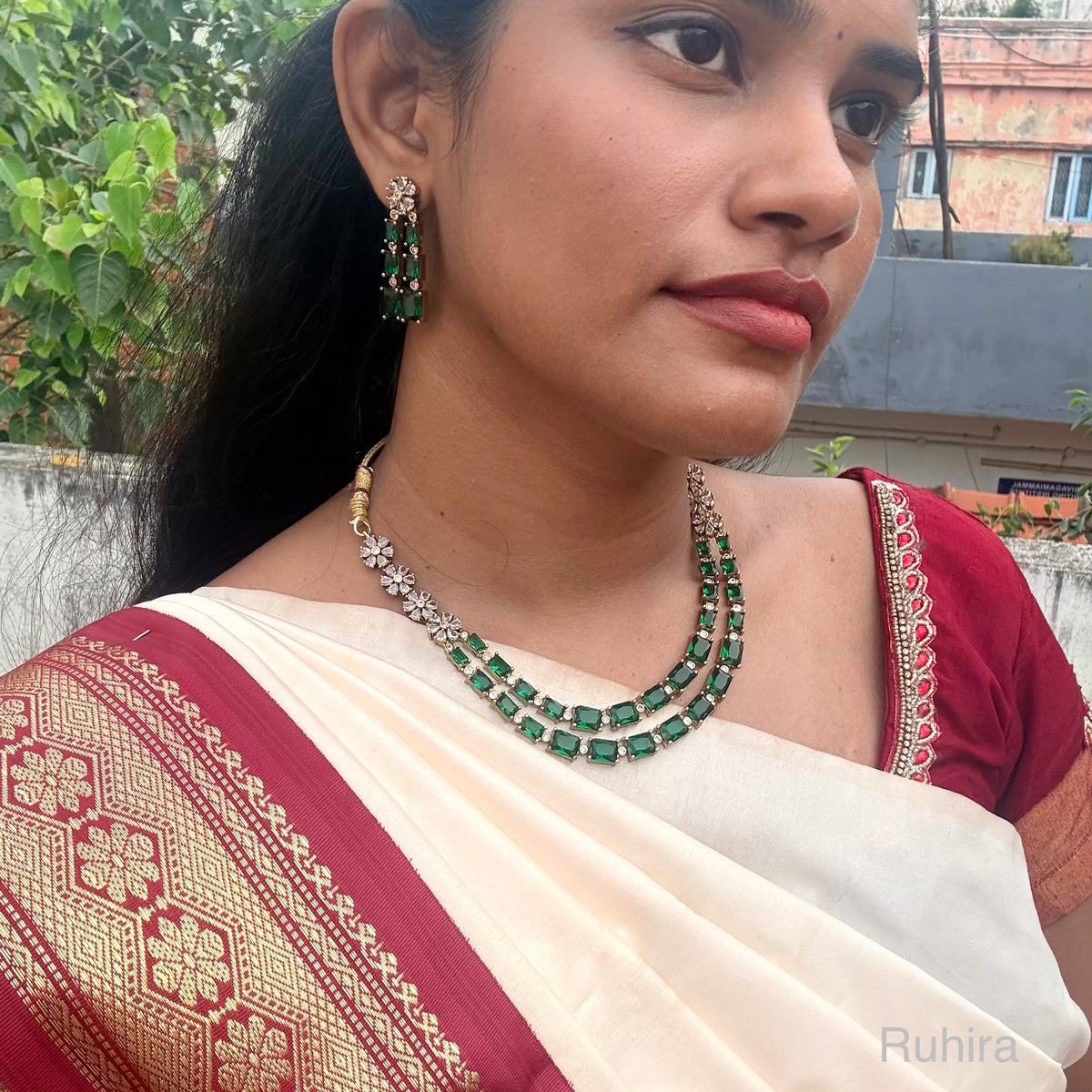 Navya Double Layer Necklace