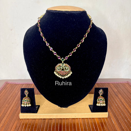 Keerthi Antique Necklace Set