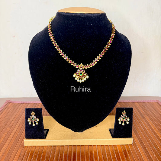 Kamakshi Antique Necklace Set