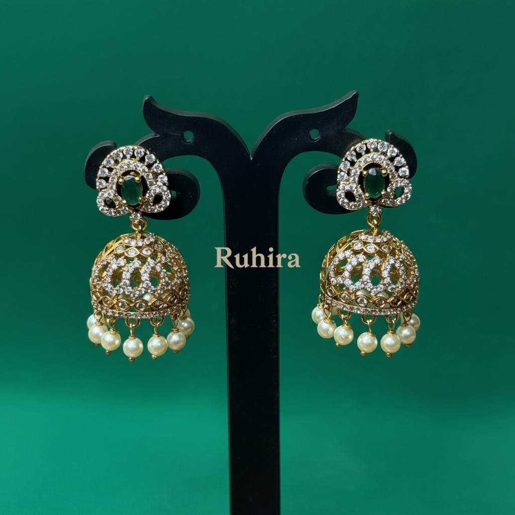 Mira Gold Jhumka