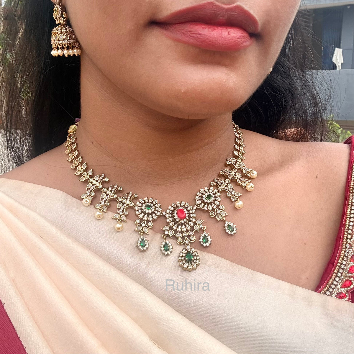 Shringar CZ Necklace