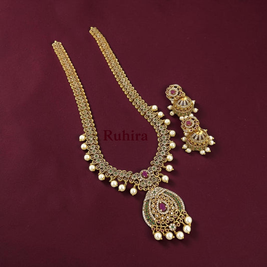 Mandira Antique Haaram Set