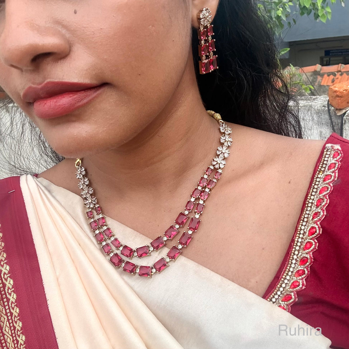 Navya Double Layer Necklace