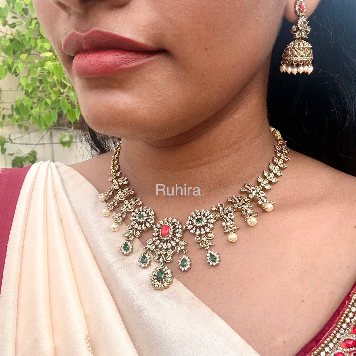 Shringar CZ Necklace