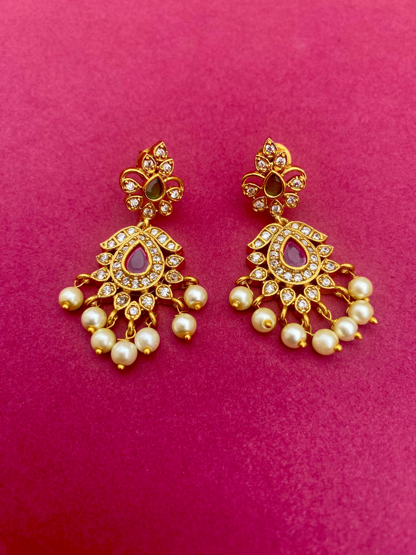Tejashree Temple Necklace Set